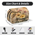 thumbnail image 5 of Sikiie Vintage Floral Butterfly Collage Print Flip Double-layer Pencil Case, All-purpose Stationery Bag for Study and Office, Zipper Design, Unisex, 5 of 7