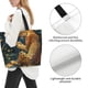 thumbnail image 3 of Balery Leopard Reading Tarot Cards Bolsa Tote Estilo Estético con Cremalleras, Bolsa de Hombro, Bolsa de Compras Grande y Plegable, 3 of 8