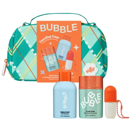 Bubble Holiday Kit Dazzling Days Skincare Set with Refreshing Masks