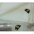 thumbnail image 2 of Clear Heavy Duty Clear See-Through Tarp Fiber Reinforced (14 Mil Poly Tarp) (12' X 24'), 2 of 3