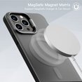 thumbnail image 5 of Case Compatible with iPhone 12 Pro Max for MagSafe,Hard Cover Camera Lens Protector Phone Stand Matte Clear PC+TPU Shockproof Protection Accessories (12 Pro Max, Black), 5 of 5