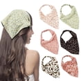 thumbnail image 4 of Ladies Bandanas Scarf Elastic Hair Band Head Band Triangle Head Wrap Prof, 4 of 8