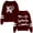 Red, variant on Hulvey Bring Heaven Down Hoodie Long Sleeve Sweatshirt Women Men Casual Pullover Clothes