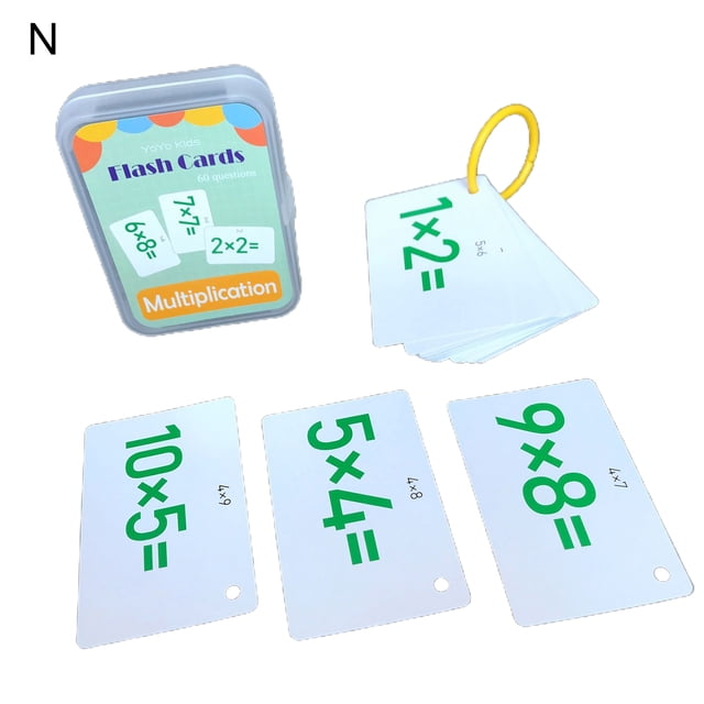 Visland Baby Flash Card Thickened Eye Protection Improve Logic Early Learning Flash Card Animal Number Alphabet Card Kit for Newborn