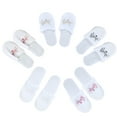 thumbnail image 3 of Chaussons Jetables, 5 Paires de Lettres de Mariée Fournitures de Mariage Technologie Avancée, 3 of 8