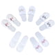 thumbnail image 1 of Suministros de boda, 5 pares de zapatillas desechables con letras de novia, accesorios de fotografía de boda, claridad notable, 1 of 9