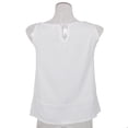 thumbnail image 3 of Blusa Tank Borla Encaje Mujer Cami Top Spaghetti Sunnimix Camisetas sin mangas de mujer XL blanco, 3 of 8