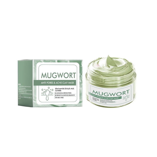 NEW Mask Collagen face mask Skin care Beauty Skintific Mugwort Mask, Mugwort Mask, 50g Face Mask Skin Care, Mugwort Deep Moisturizing Pore Mask For Blackheads(buy 2 get 10% off)