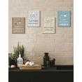 thumbnail image 4 of Drsoum Inspiring Wall Art Natural Framed Characters Wall Printing Ready to Hang Bedroom Hallway Decor 8x10in4pcs, 4 of 5