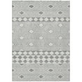thumbnail image 2 of Addison Rugs Chantille Indoor/Outdoor Transitional Diamonds Gray Washable Rectangle Rug, 8' x 10', 2 of 6