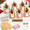 11.8*5.9, variant on Wooden Cheese Board Set with Festive Accents, 11.8*5.9 Inch, Complete Holiday Kitchen Gift Kit