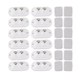 thumbnail image 2 of 12Pcs Mini Caster Wheels, Labor Saving Quietly Moving 360 Degree Rotation  Pulley, High Weight Burdening, 2 of 8