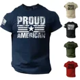 thumbnail image 3 of Proud American USA Flag Distressed Men T Shirt Patriotic Cotton Tee S - 2XL, 3 of 3