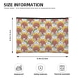thumbnail image 4 of Rocae Cartoon Sunflowers for Cosmetic Bags for Women Paper Reusable Cosmetic Bag Travel Toiletry Organizer Capacity Multipurpose Zipper Pouch, 4 of 8