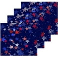 thumbnail image 2 of GZHJMY Patriotic Star Washcloths 2 Pack, Highly Absorbent Soft Cotton Baby Washcloths Fingertip Towels, 12 x 12 Inch, 2 of 7