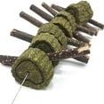 thumbnail image 2 of Darzheoy Bunny Chew Toys for Teeth, Organic Apple Wood Molar Sticks with Timothy Hay Circles for Bunny Chinchilla Guinea Pig Hamsters Squirrels, Improves Health, 2 of 8