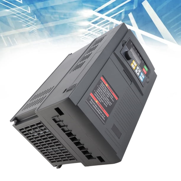 Variador De Frecuencia, Entrada 3PH 380-440VAC Salida 3PH 0-440VAC Inversor De Motor, Resistencia Al Impacto Convertidor De Frecuencia Vectorial Con Pantalla Digital