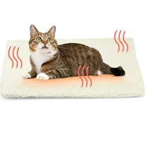 Ejiaya Self Heating Pet Pads Pet Blanket for Cat/Dog,Pet Heating Pad,Self Warming Cushion Mat for Cats Dogs,Self Heated Cat Dog Bed/Pet Thermal Mat Blanket Ecological(24x18 inches)