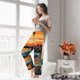 thumbnail image 5 of Balery Serene Ocean Sunset Pantalones de pijama para mujer, pijamas ultraligeros, pantalones de estar por casa-XX-Large, 5 of 6
