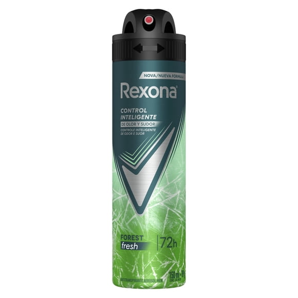 Antitranspirante Rexona forest en aerosol para caballero 150 ml