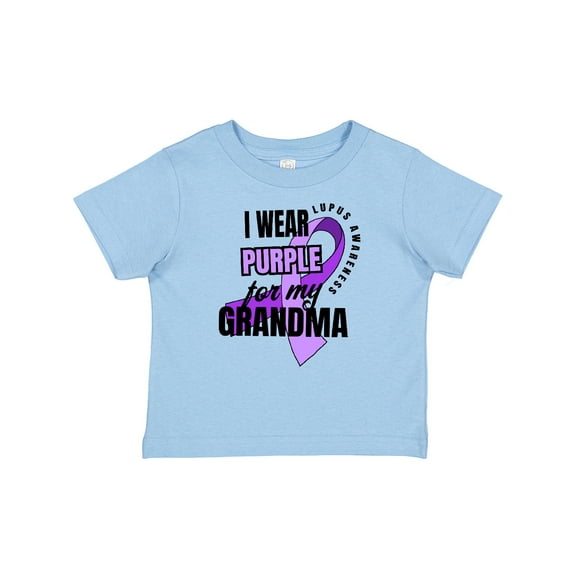 Inktastic I Wear Purple for My Grandma Lupus Awareness Boys or Girls Baby T-Shirt
