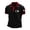 Black, variant on Men's UK Flag Polo Shirt with "UK" Text & Union Jack Sleeve – Patriotic Short Sleeve Button-Down Top for National Celebrations, Business Casual & Daily Wear – Comfortable Loose Fit (S-XXXXXXL)