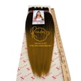 thumbnail image 1 of X-Pression 40" 3X Pre-stretched Braids, Braiding Hair Extensions African Kinky, Pre-Cut, Pre-Stretched, Synthetic Fiber, 3 bundles, Soft & Shiny, Ready for Hot Water Use, 190g, 1 of 18