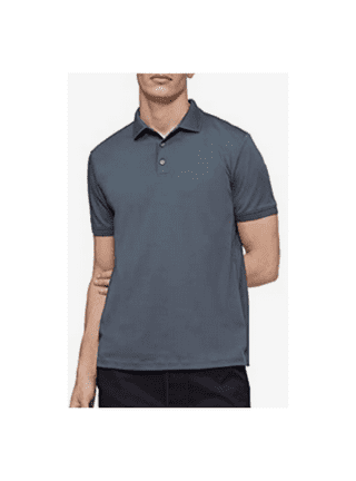 Calvin Klein Men's Solid Short Sleeve Liquid Touch Cotton Polo