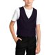 thumbnail image 2 of Odeerbi Chaqueta de Traje de Niños Con Cuello En V Chaqueta de Botón Con Bolsillos Chaqueta de Vestido Formal Para La Fiesta de Boda, 2 of 7