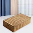 thumbnail image 1 of Caja de almacenamiento de ratán BLESIY organizador de ropa juguetes debajo de la cama 70 cm x 40 cm x 16 cm, 1 of 8