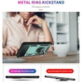 thumbnail image 5 of Compatible with Samsung Galaxy Z Flip 3 Case,with 360 Ring Holder Kickstand Card case,Armor Military Grade Protection Hybrid Silicone TPU PC Rugged Case,Magnetic with Car Mount Phone Cover,Darkgreen, 5 of 8
