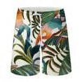 thumbnail image 3 of guisaled Mens Swim Trunks Quick Dry Stretch Beach Shorts Drawstring Elastic Waisted 9 Inch Inseam Board Shorts Swimwear, 3 of 3