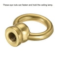 thumbnail image 5 of Unique Bargains 50kg Max Load M10 Thread Ring Female Chandeliers Loop Eye Nut Bronze, 5 of 5