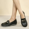 thumbnail image 2 of Mepaouo Arch Support Loafers for Women Casual Slip on Wedge Shoes Nurse Walking Work Flat Mary Jane, 2 of 7