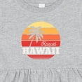 thumbnail image 4 of Inktastic Kauai Hawaii Retro Sunset Girls Baby Dress, 4 of 5