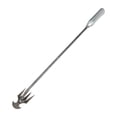 thumbnail image 5 of Colaxi Garden Rake ing Tool Hand Hoe Carbon Steel Durable Practical Hollow Hoe and Rake Remover for Daily Gardening Job 50cm, 5 of 9