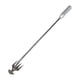 thumbnail image 5 of Herramienta manual para desmalezar, extractor de malezas, azada hueca y rastrillo, removedor de malezas multifuncional Plata 50cm, 5 of 9