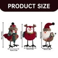 thumbnail image 3 of Wozhilaka Christmas Decor Featherly Friends Birds Christmas Decorations | Charming Birds Decor for Home | Little Birds Housewarming Gift with Christmas Theme Tiny Home Decor, 3 of 8