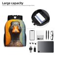 thumbnail image 6 of Fotbe Colorful Painted Duck Travel Laptop Backpack, Business Slim Sturdy Laptops Backpack, Water Resistant College School Computer Bag Gift for Men & Women Fits 15.6 Inch Notebook, 6 of 8