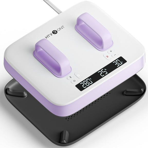 HTVRONT Heat Press Machine for T Shirts - Portable 12X10 Heat Press with Pressure Display, Heats Up Fast & Evenly H10 Heat Press Machines for HTV, Sublimation, Heat Transfer Projects