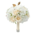 thumbnail image 2 of AFQH For Champagne colored bouquets, wrist flowers, boutonnieres for weddings, 2 of 11