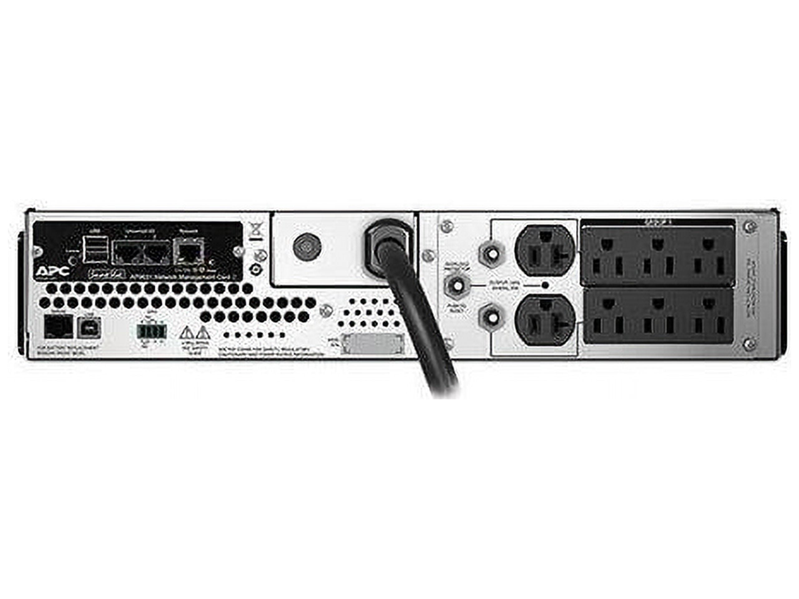 APC SMT2200RM2UNC Smart-Ups 2200Va Lcd Rm 2U - Ups (Rack-Mountable) - Ac 120 V - 1920 Watt - 2200 Va - Ethernet 10/100, Usb - Output Connectors: 8 - 2U - Black
