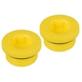 thumbnail image 1 of Unique Bargains M30x2 Hold Plugs Plastic Male Threaded Hex Socket End Cap, Yellow 2 Pack, 1 of 5