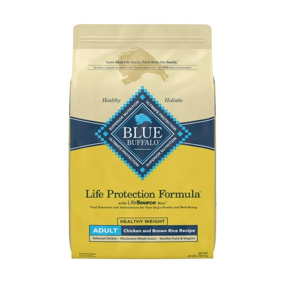 Blue Buffalo Life Protection Formula Adult Healthy Weight Dry Dog Food 24 lbs.