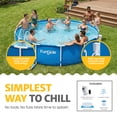 thumbnail image 4 of Funsicle 15' x 36" Activity Above Ground Swimming Pool Set with 2-in-1 Pump, Round Frame, 4 of 17