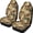 Camouflage with Duck Silhouette, variant on XYZCANDO Stylish Front Car Seat Covers with Tropical Hibiscus Pattern - Breathable Durable All-Season Vehicle Interior Decor
