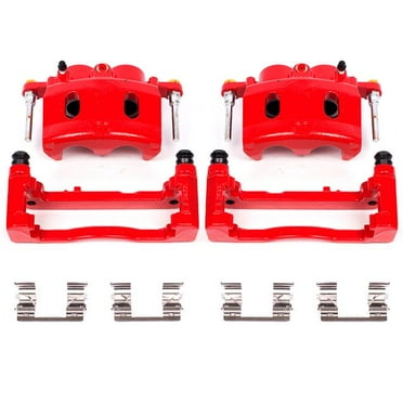 Power Stop S4918A Red Powder-Coated Performance Calipers -Front