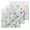 Pink Green Blue Purple, variant on Spring Floral Kitchen Dish Towels for Drying Dishes Set of 3, Watercolor Herbs Summer Botanical Waffle Weave Microfiber Hand Tea Bathroom Towels Quick Dry & Absorbent Towel 15.7x23.6