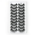 thumbnail image 2 of 8D Effect False Eyelashes Multipack Wispy Dramatic Style For Enhanced Eye Beauty And All Day Comfort Wear, 2 of 6