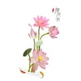 thumbnail image 3 of GROWTH TANK Flower Wall Sticker Floral Wall Decor Multipurpose Art Stickers 3D Flower Walls C, 3 of 9